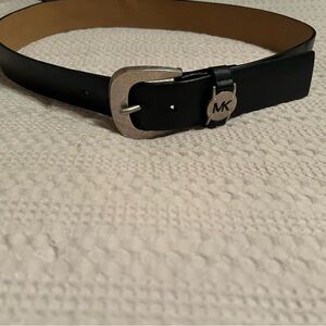 Michael Kors Black and Tan Belt